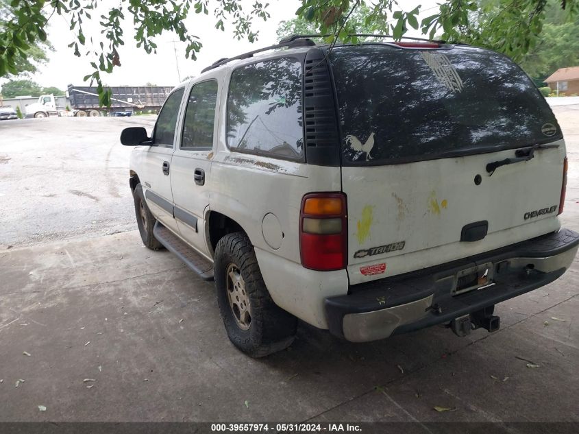 2003 Chevrolet Tahoe Ls VIN: 1GNEC13Z43J219997 Lot: 39557974