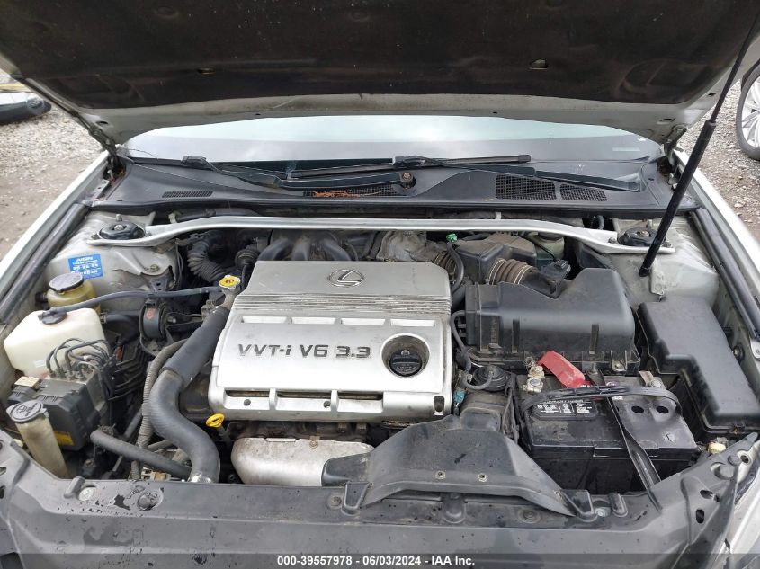 2004 Lexus Es 330 VIN: JTHBA30G845041682 Lot: 39557978