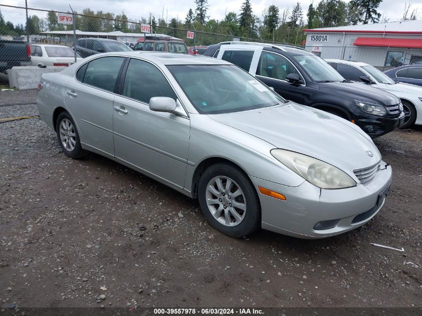 2004 Lexus Es 330 VIN: JTHBA30G845041682 Lot: 39557978