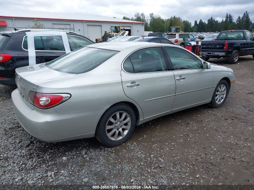 2004 Lexus Es 330 VIN: JTHBA30G845041682 Lot: 39557978