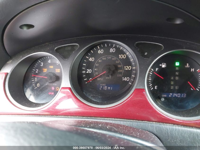 2004 Lexus Es 330 VIN: JTHBA30G845041682 Lot: 39557978