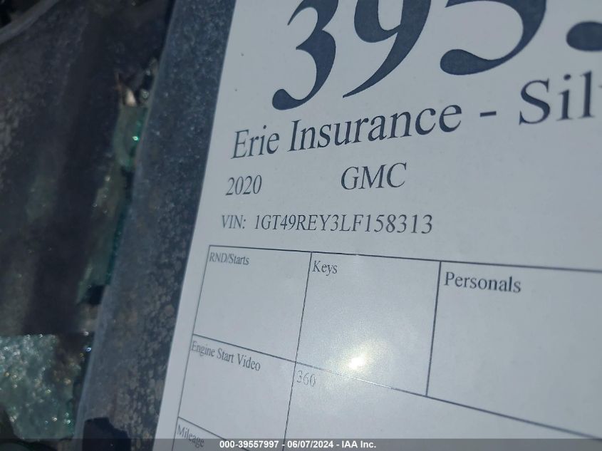 2020 GMC Sierra 2500Hd 4Wd Standard Bed Denali VIN: 1GT49REY3LF158313 Lot: 39557997