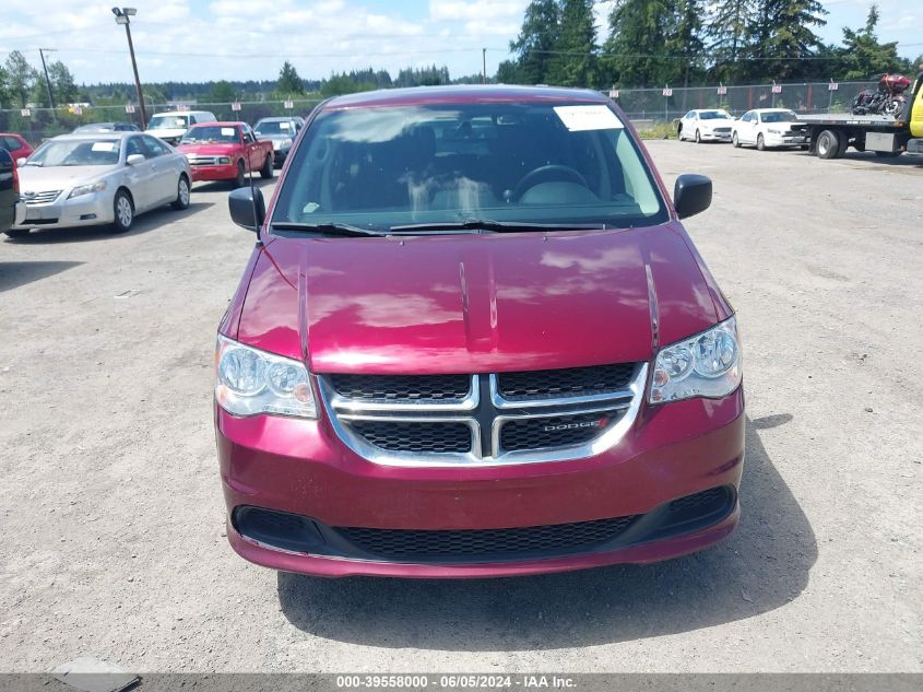 2018 Dodge Grand Caravan Se VIN: 2C4RDGBG5JR156024 Lot: 39558000