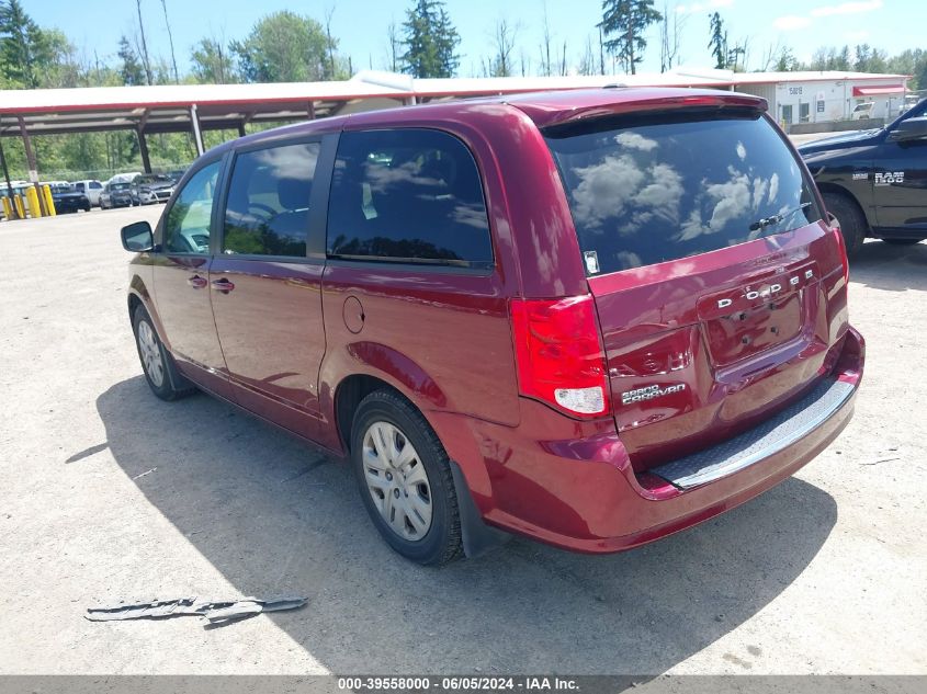 2018 Dodge Grand Caravan Se VIN: 2C4RDGBG5JR156024 Lot: 39558000