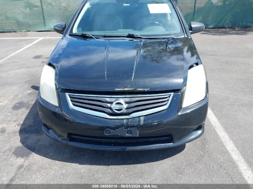 2012 Nissan Sentra 2.0 S VIN: 3N1AB6AP1CL646039 Lot: 39558010