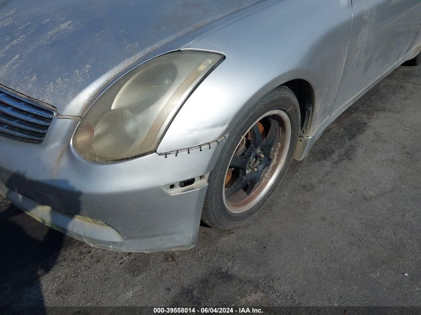 2005 Infiniti G35 VIN: JNKCV54E35M422800 Lot: 39558014