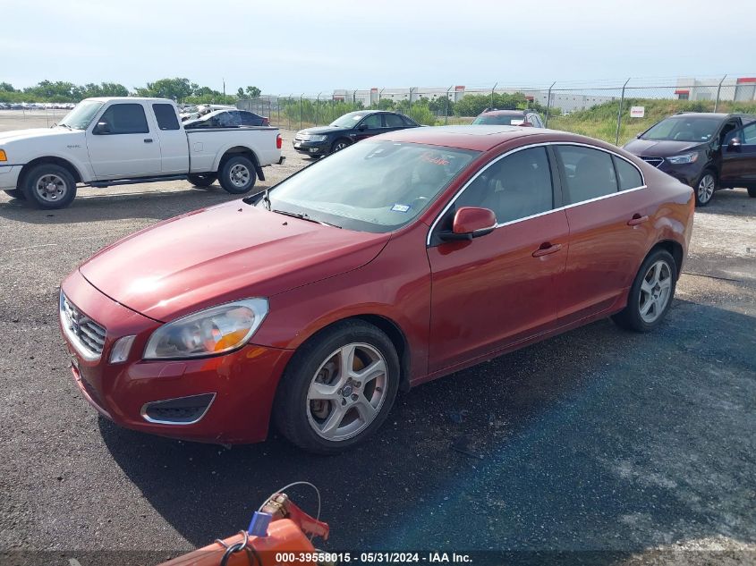 2013 Volvo S60 T5/T5 Platinum/T5 Premier/T5 Premier Plus VIN: YV1612FS9D2185939 Lot: 39558015