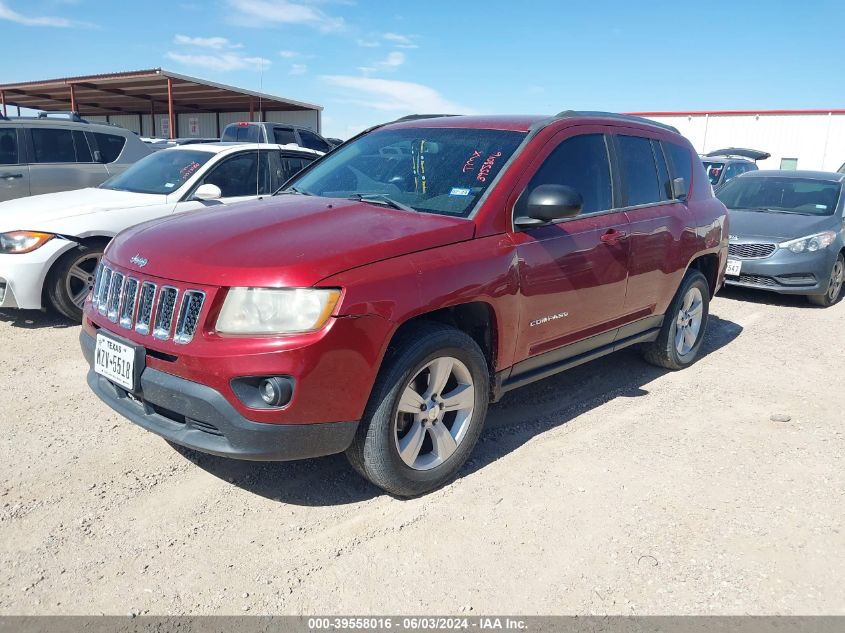 2012 Jeep Compass Sport VIN: 1C4NJCBA5CD544002 Lot: 39558016