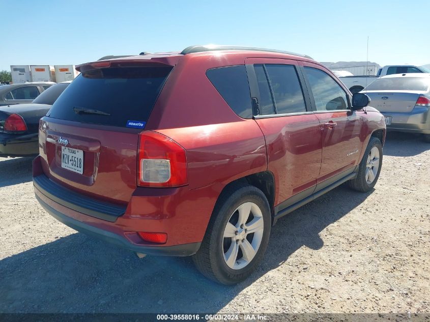 2012 Jeep Compass Sport VIN: 1C4NJCBA5CD544002 Lot: 39558016