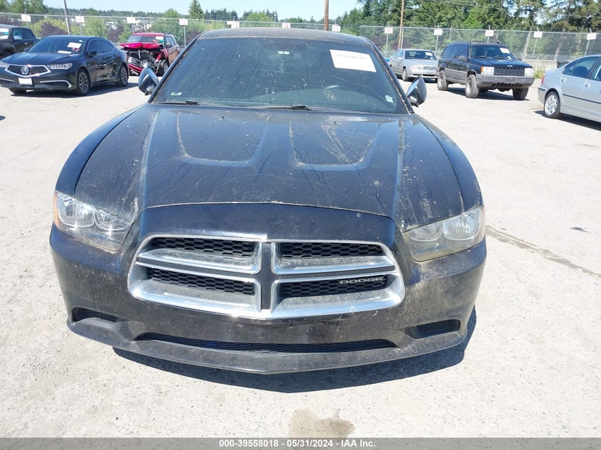 2012 Dodge Charger Se VIN: 2C3CDXBG2CH159501 Lot: 39558018