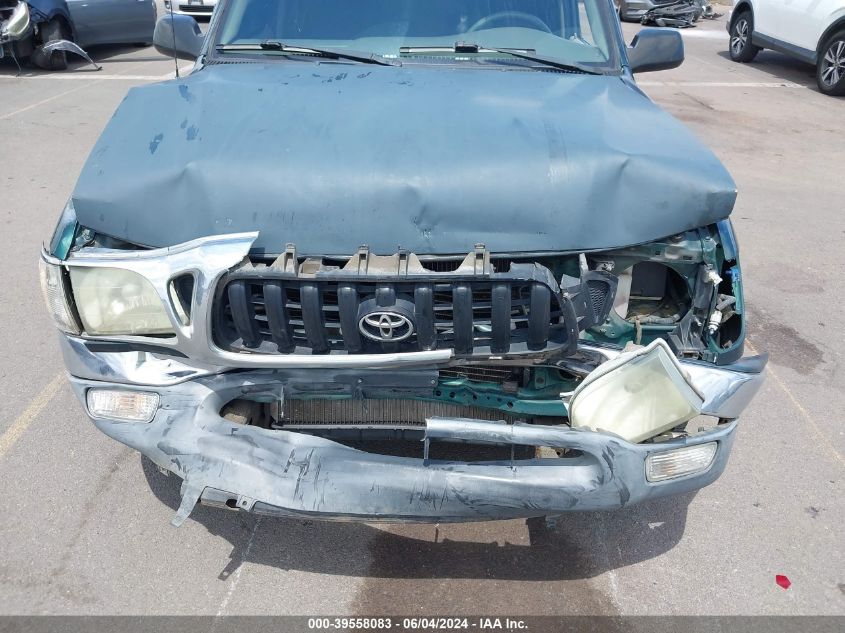 2001 Toyota Tacoma VIN: 5TEVL52N91Z829086 Lot: 39558083