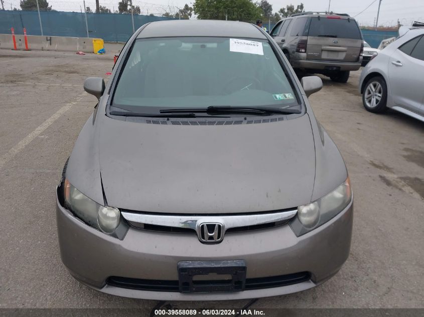 2007 Honda Civic Lx VIN: 2HGFA16557H303590 Lot: 39558089