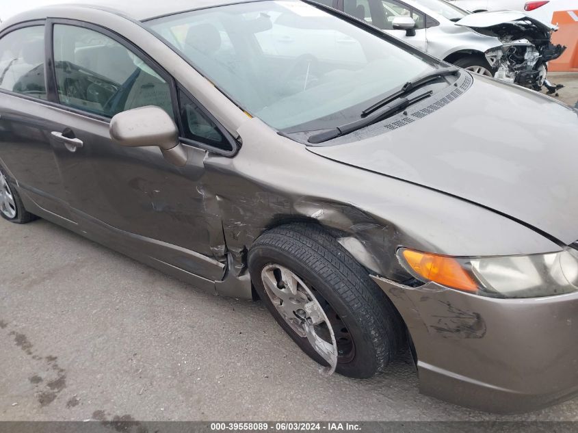 2007 Honda Civic Lx VIN: 2HGFA16557H303590 Lot: 39558089