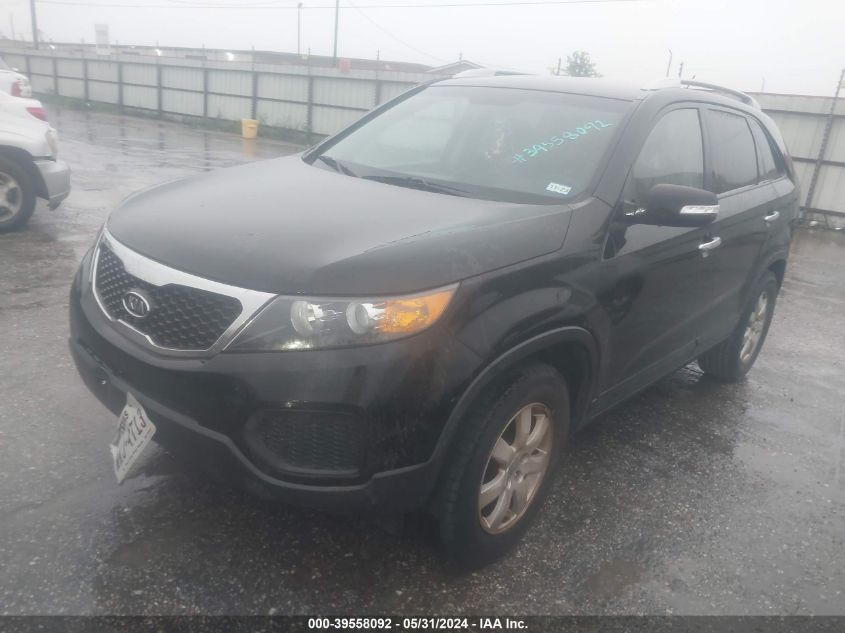 2013 Kia Sorento Lx VIN: 5XYKT4A25DG376457 Lot: 39558092