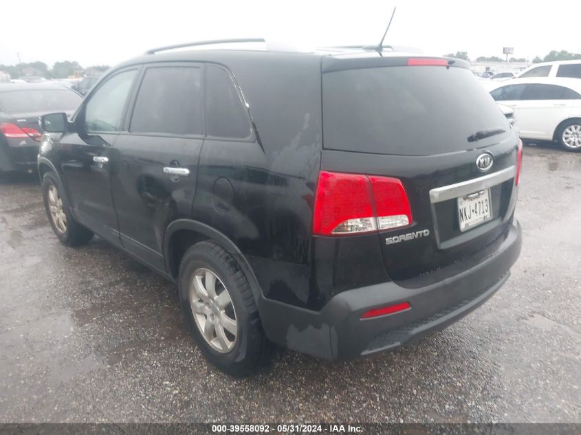 2013 Kia Sorento Lx VIN: 5XYKT4A25DG376457 Lot: 39558092