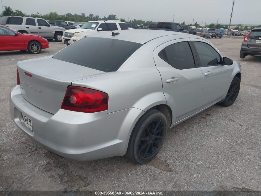 2012 Dodge Avenger Se VIN: 1C3CDZAB8CN102907 Lot: 39558348