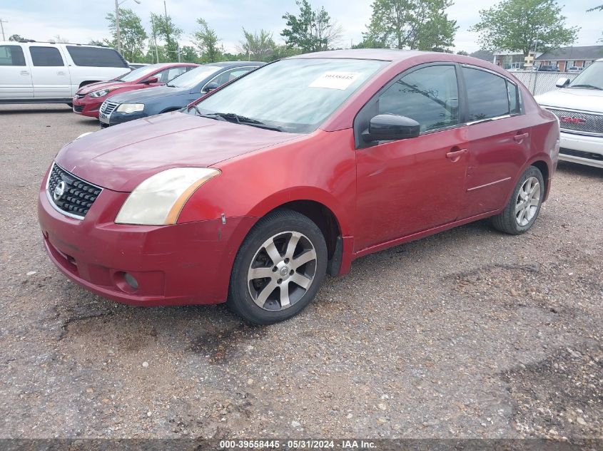 2008 Nissan Sentra 2.0 Sl VIN: 3N1AB61E68L628271 Lot: 39558445