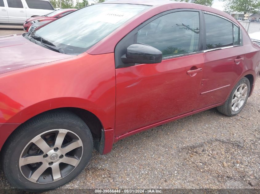 2008 Nissan Sentra 2.0 Sl VIN: 3N1AB61E68L628271 Lot: 39558445