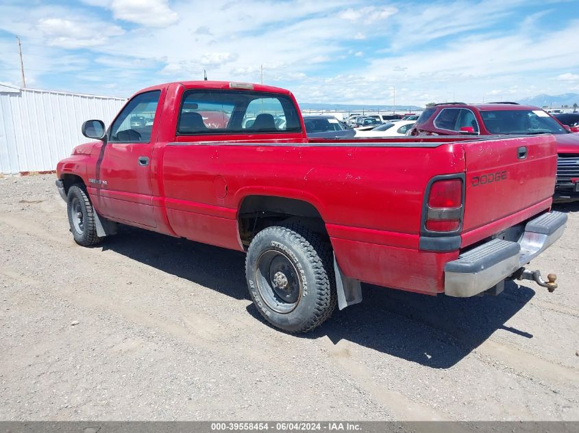 1998 Dodge Ram 2500 St VIN: 3B7KC26Z2WM256079 Lot: 39558454