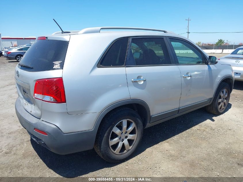 2011 Kia Sorento Lx VIN: 5XYKT4A19BG137031 Lot: 39558455