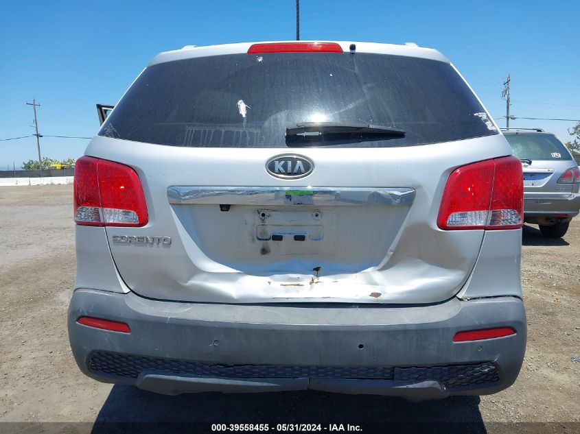 2011 Kia Sorento Lx VIN: 5XYKT4A19BG137031 Lot: 39558455