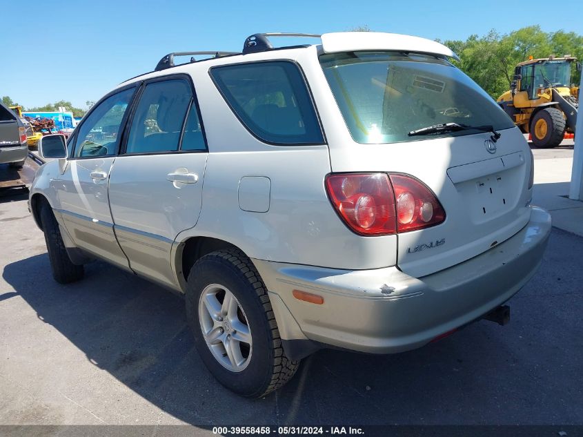 1999 Lexus Rx 300 VIN: JT6GF10U8X0043797 Lot: 39558458