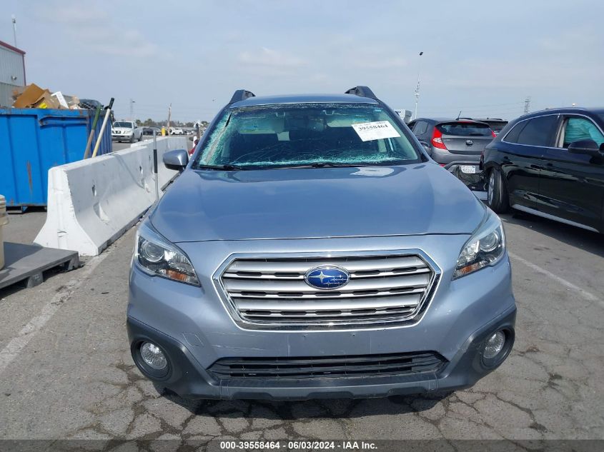 2015 Subaru Outback 2.5I Premium VIN: 4S4BSAFC6F3358006 Lot: 39558464