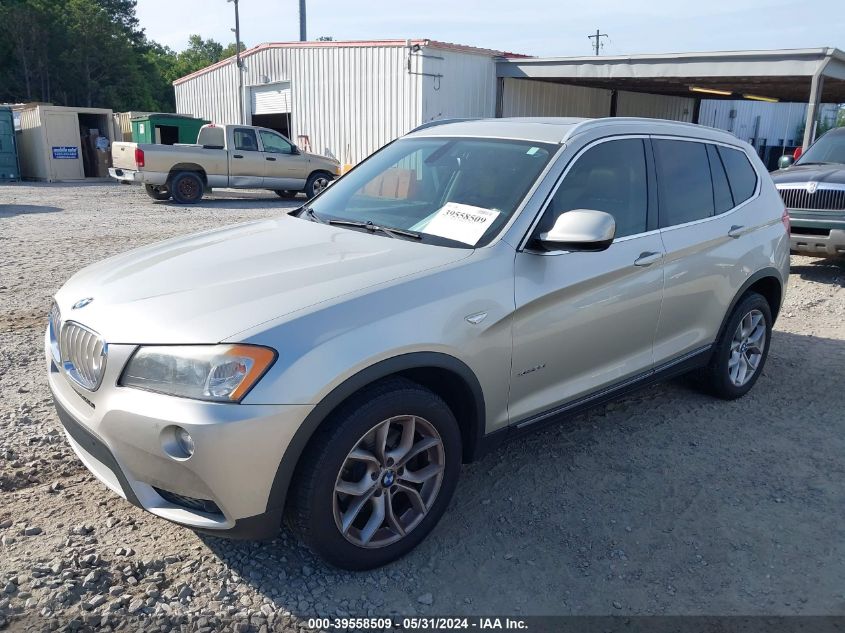 2011 BMW X3 xDrive35I VIN: 5UXWX7C59BL730902 Lot: 39558509