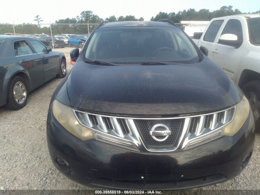 2009 Nissan Murano S VIN: JN8AZ18W89W146797 Lot: 39558518