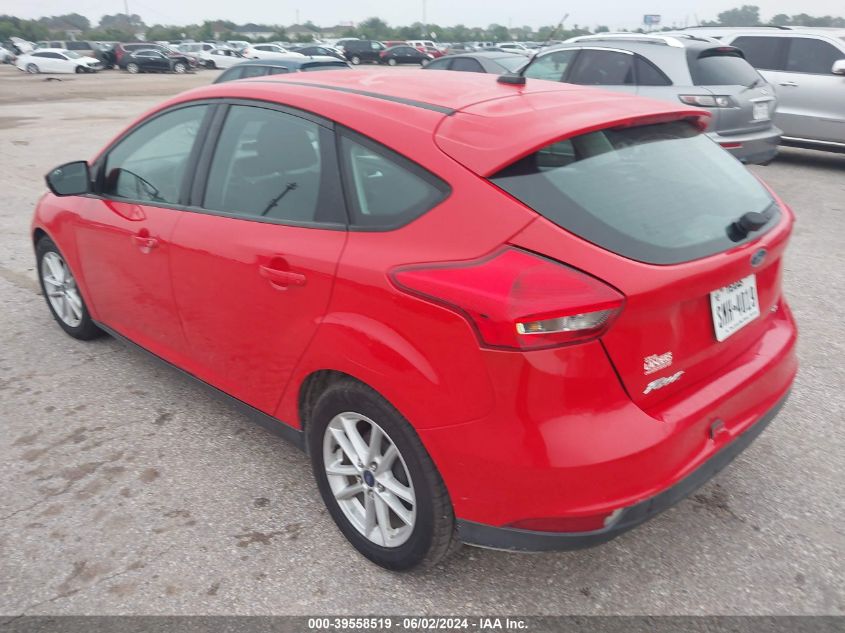 2015 Ford Focus Se VIN: 1FADP3K26FL315525 Lot: 39558519