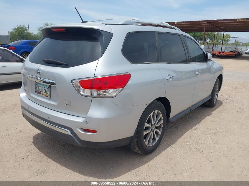 2013 Nissan Pathfinder Sv VIN: 5N1AR2MM6DC615512 Lot: 39558522