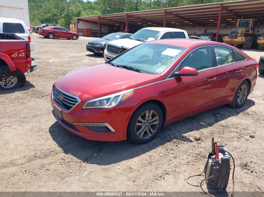 2015 Hyundai Sonata Se VIN: 5NPE24AF6FH034286 Lot: 39558527