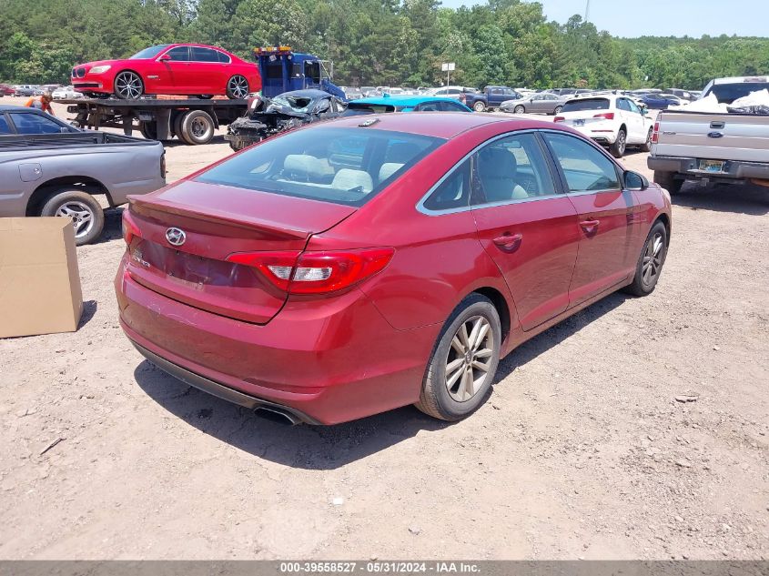 2015 Hyundai Sonata Se VIN: 5NPE24AF6FH034286 Lot: 39558527