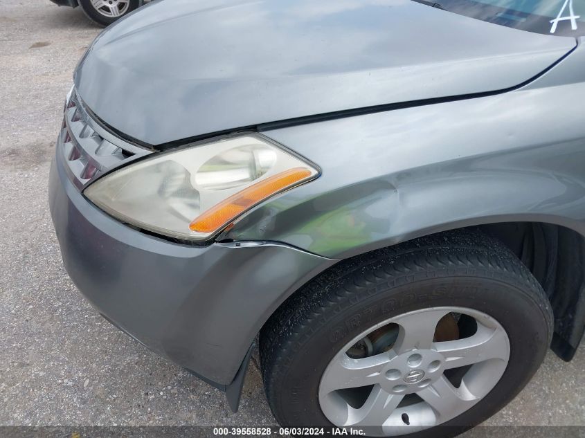 2005 Nissan Murano Sl VIN: JN8AZ08T45W323100 Lot: 39558528