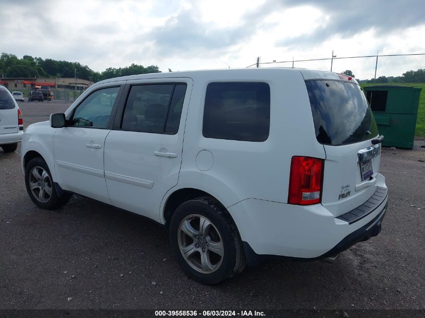 2014 Honda Pilot Ex VIN: 5FNYF3H42EB006319 Lot: 39558536