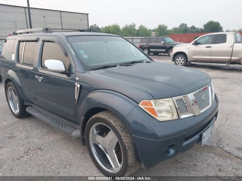 2005 Nissan Pathfinder Le VIN: 5N1AR18U05C790716 Lot: 39558541