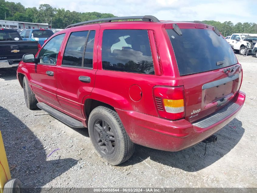 2002 Jeep Grand Cherokee Laredo VIN: 1J4GW48S22C295981 Lot: 39558544