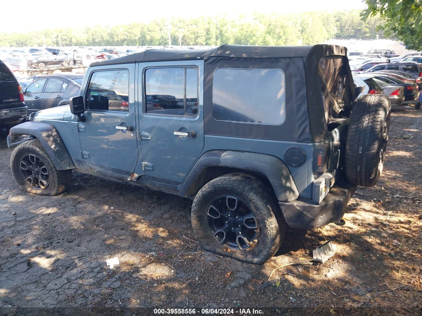 2014 JEEP WRANGLER UNLIMITED SPORT - 1C4BJWDG4EL252906
