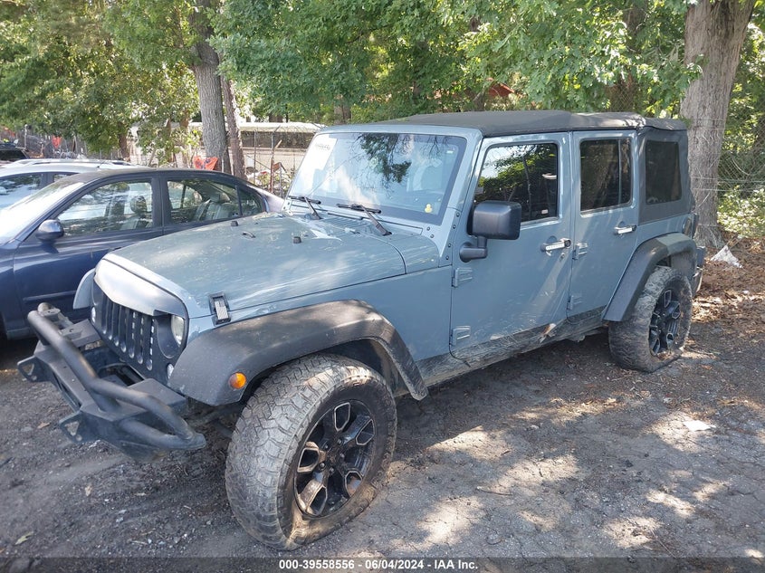 2014 JEEP WRANGLER UNLIMITED SPORT - 1C4BJWDG4EL252906
