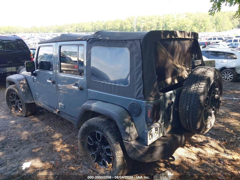 2014 JEEP WRANGLER UNLIMITED SPORT - 1C4BJWDG4EL252906