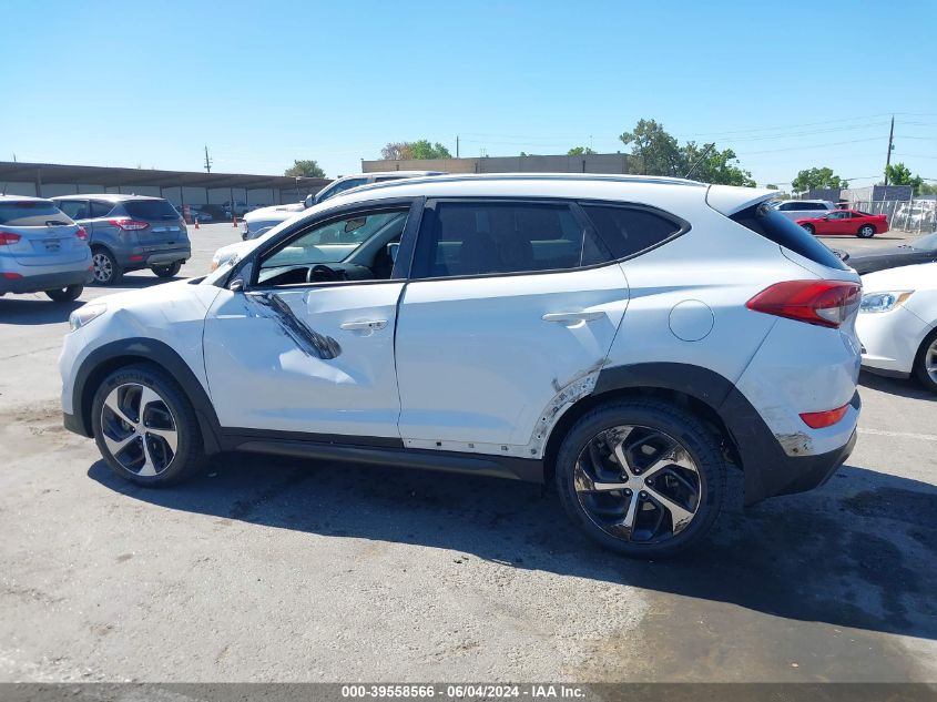 2016 Hyundai Tucson Sport VIN: KM8J33A22GU033187 Lot: 39558566