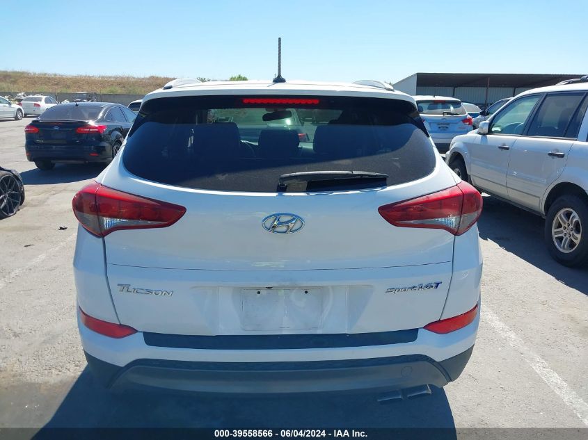 2016 Hyundai Tucson Sport VIN: KM8J33A22GU033187 Lot: 39558566