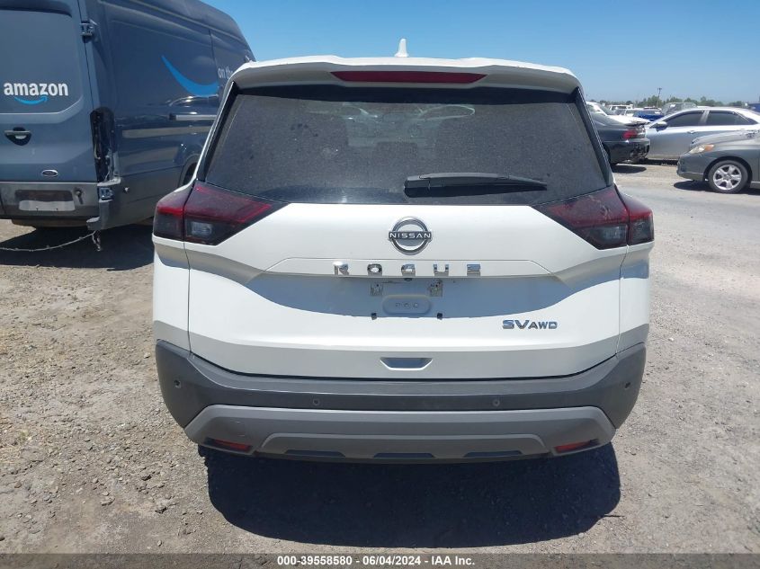 2023 Nissan Rogue Sv Intelligent Awd VIN: 5N1BT3BB7PC782737 Lot: 39558580