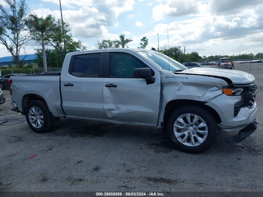 2022 Chevrolet Silverado 1500 2Wd Short Bed Custom VIN: 3GCPABEK2NG580582 Lot: 39558589