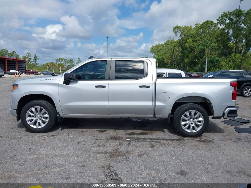 2022 Chevrolet Silverado 1500 2Wd Short Bed Custom VIN: 3GCPABEK2NG580582 Lot: 39558589