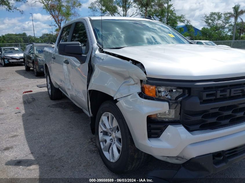 2022 Chevrolet Silverado 1500 2Wd Short Bed Custom VIN: 3GCPABEK2NG580582 Lot: 39558589