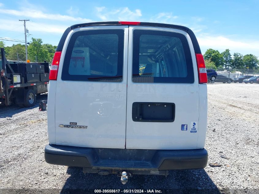 2019 Chevrolet Express 2500 Work Van VIN: 1GCWGBFG0K1313875 Lot: 39558617