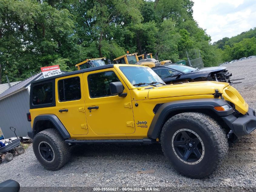 2019 Jeep Wrangler Unlimited Sport S 4X4 VIN: 1C4HJXDG4KW509427 Lot: 39558627