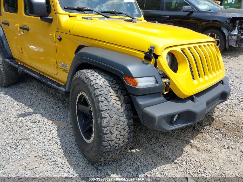 2019 Jeep Wrangler Unlimited Sport S 4X4 VIN: 1C4HJXDG4KW509427 Lot: 39558627