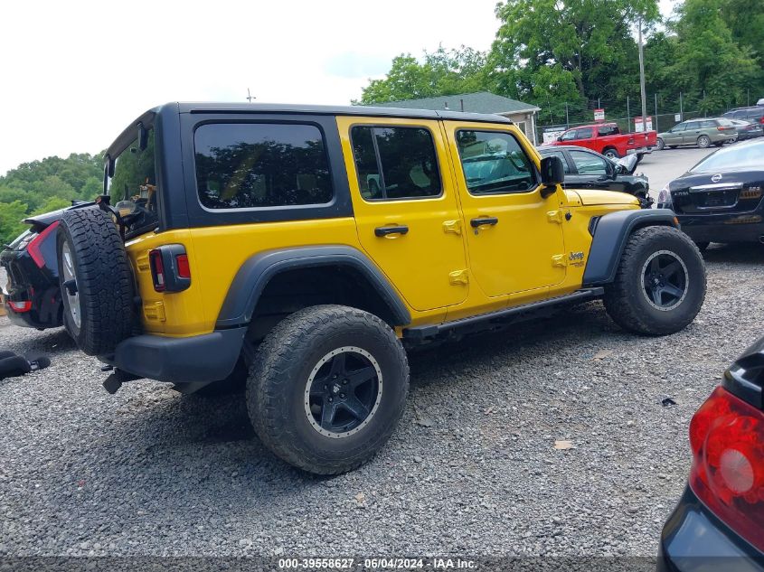 2019 Jeep Wrangler Unlimited Sport S 4X4 VIN: 1C4HJXDG4KW509427 Lot: 39558627